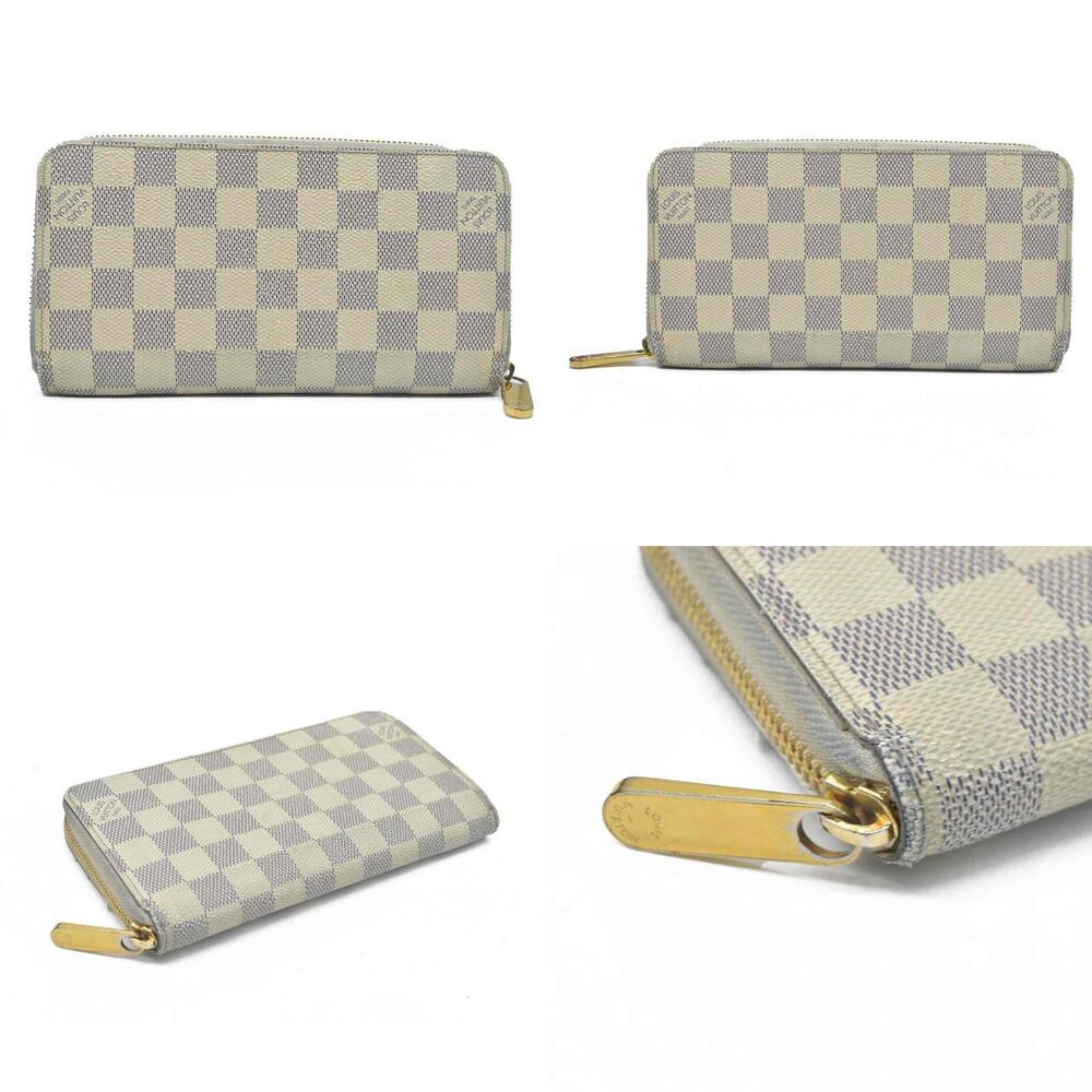 $915 Louis Vuitton Damier Azur Zippy Wallet SD3196 - Picture 2 of 15